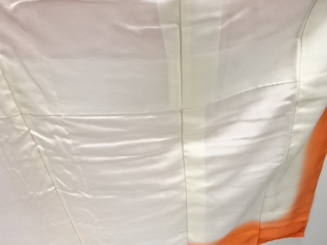  未使用品　手描き友禅　花鳥模様訪問着